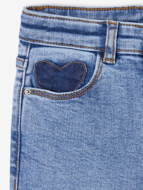 Jean slim morpho medium fille bleu foncé+bleu moyen+denim gris 7 - vertbaudet enfant 