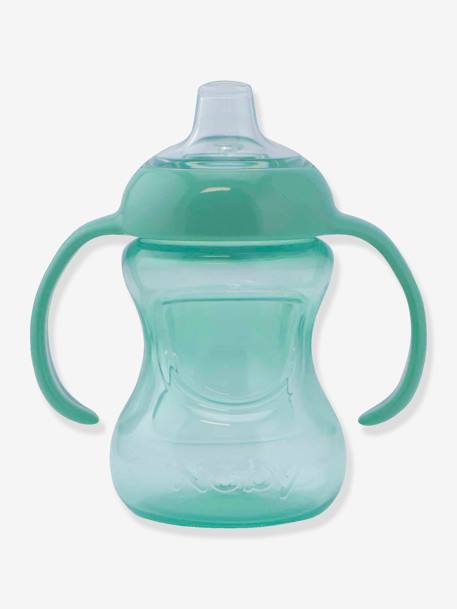 Mini Gobelet Easy grip avec anses 150 ml - NUBY bleu+pêche+vert 12 - vertbaudet enfant 