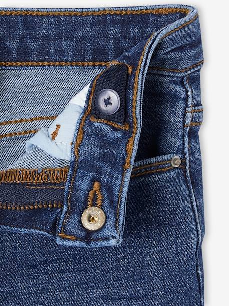 Jean slim morpho medium fille bleu foncé+bleu moyen+denim gris 4 - vertbaudet enfant 