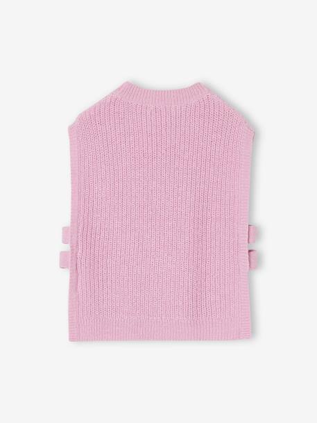 Pull fantaisie sans manche fille mauve 4 - vertbaudet enfant 