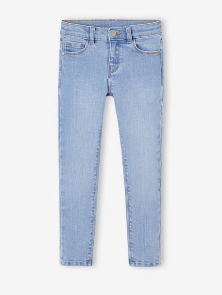 Jean skinny bleu clair+bleu jean+stone 1 - vertbaudet enfant 