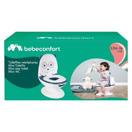 BEBECONFORT Mini toilette Panda, Pot avec bruit de chasse d'eau, Bleu BLEU 5 - vertbaudet enfant 