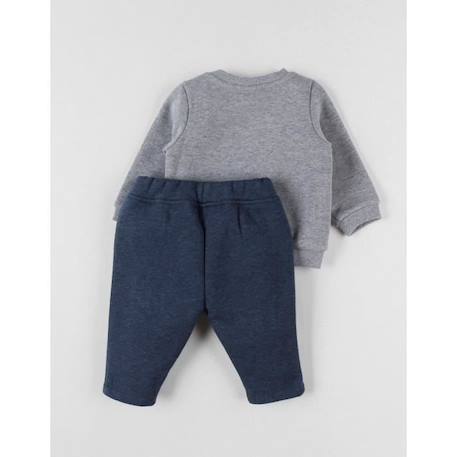 Set sweat brodé lion + jogging BLEU 2 - vertbaudet enfant 