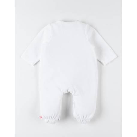 Pyjama dors-bien en velours BLANC 2 - vertbaudet enfant 