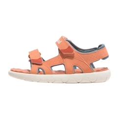 Chaussures-Chaussures fille 23-38-Sandales-Sandales à Scratch Timberland Perkins Row - Orange clair - Enfant - Plat - Textile