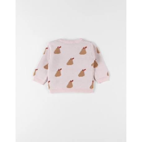 Pull en tricot jacquard motif poires ROSE 2 - vertbaudet enfant 