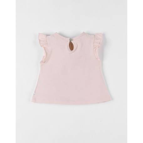 T-shirt lapin à courtes manches clair ROSE 2 - vertbaudet enfant 