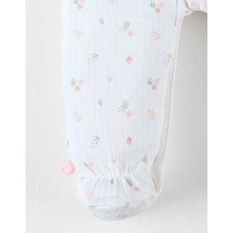 Pyjama 1 pièce fleuri en jersey ROSE 3 - vertbaudet enfant 