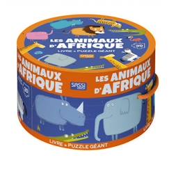Jouet-Puzzle & Livre Les animaux d'Afrique