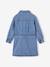 Robe en denim boutonnée fille bleu moyen 3 - vertbaudet enfant 