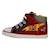 Basket Enfant Geox Kilwi - GEOX - Version haute - Rouge/Noir - Scratch - Cuir ROUGE 1 - vertbaudet enfant 