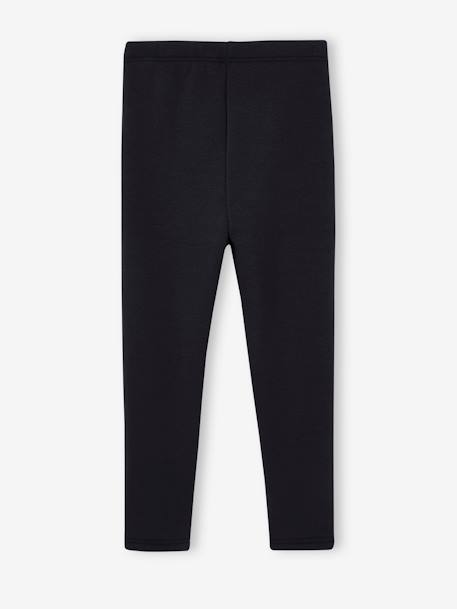 Legging doublé polaire fille noir 2 - vertbaudet enfant 