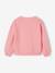 Sweat Basics motif placé fille rose+vanille+vert de gris 2 - vertbaudet enfant 