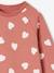 Robe en molleton fleurs pop fille bleu grisé+terracotta 6 - vertbaudet enfant 