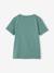 T-shirt Basics garçon imprimé devant anthracite+vert d'eau 5 - vertbaudet enfant 