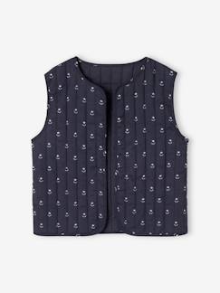 -Gilet matelassé Imprimé fleurs fille