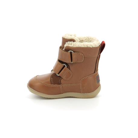 KICKERS Boots Bamakratch camel BLEU+MARRON+ROSE+VERT 8 - vertbaudet enfant 