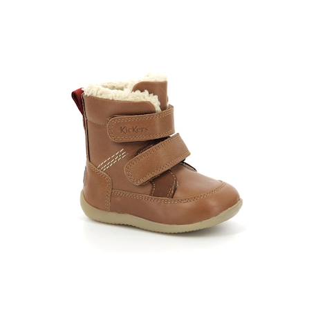 KICKERS Boots Bamakratch camel BLEU+MARRON+ROSE+VERT 6 - vertbaudet enfant 