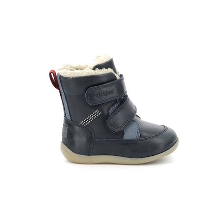 KICKERS Boots Bamakratch camel BLEU+MARRON+ROSE+VERT 1 - vertbaudet enfant 