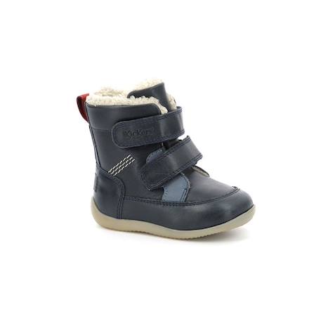 KICKERS Boots Bamakratch camel BLEU+MARRON+ROSE+VERT 2 - vertbaudet enfant 