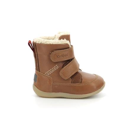 KICKERS Boots Bamakratch camel BLEU+MARRON+ROSE+VERT 5 - vertbaudet enfant 