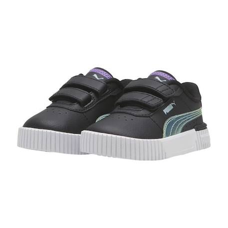 Basket à Scratch Puma Carina - Noir/Vert NOIR 3 - vertbaudet enfant 