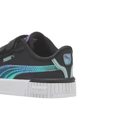 Basket à Scratch Puma Carina - Noir/Vert NOIR 4 - vertbaudet enfant 