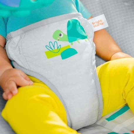 BRIGHT STARTS Transat bébé Animaux, Vibrations apaisantes, Arche d'éveil avec jouets interactifs BLANC 4 - vertbaudet enfant 