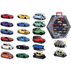 Jouet-Jeux d'imagination-Coffret 20 véhicules Majorette - Collections Street Car, SOS, Racing - Multicolore - Intérieur - MAJO SET 20PCS