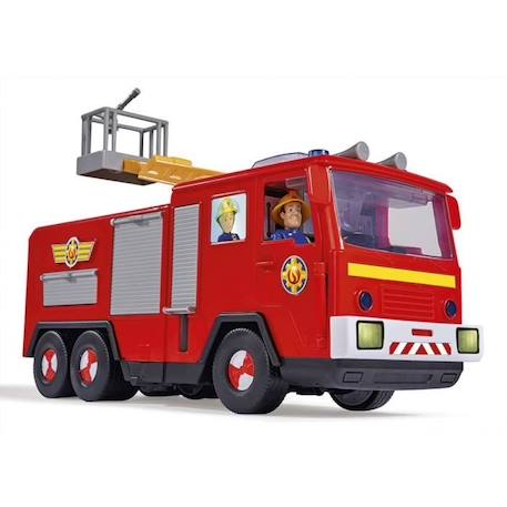 Camion Jupiter Sam le Pompier - Figurines Sam et Radar Incluses - Fonctions Sonores et Lumineuses ROUGE 1 - vertbaudet enfant 