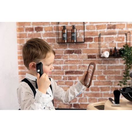 Smoby Barber & cut - Barber Shop - 19 accessoires inclus - dès 3 ans NOIR 3 - vertbaudet enfant 