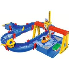 Jouet-Jeux de plein air-Jeux de jardin-Circuit aquatique Smoby Aquaplay - Port à container avec 5 accessoires