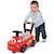 Porteur auto ergonomique Smoby Cars avec coffre à jouets - Fonction Trotteur - Volant Directionnel ROUGE 2 - vertbaudet enfant 