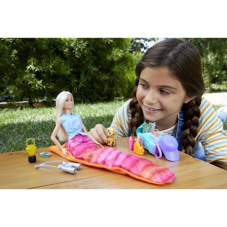 Barbie® poupée It Takes Two, Coffret Barbie Vive le Camping - Poupée mannequin - 3 ans et + BLEU 4 - vertbaudet enfant 