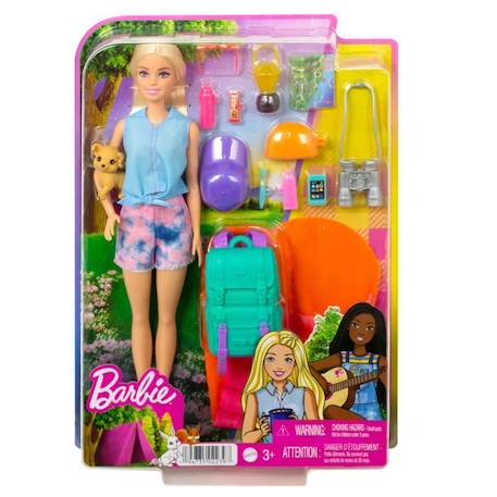 Barbie® poupée It Takes Two, Coffret Barbie Vive le Camping - Poupée mannequin - 3 ans et + BLEU 2 - vertbaudet enfant 