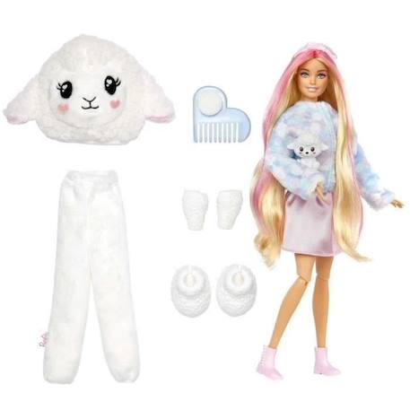 Barbie® Poupée Barbie Cutie Reveal Agneau, Poupée Mannequin, 3 ans et + BLANC 2 - vertbaudet enfant 