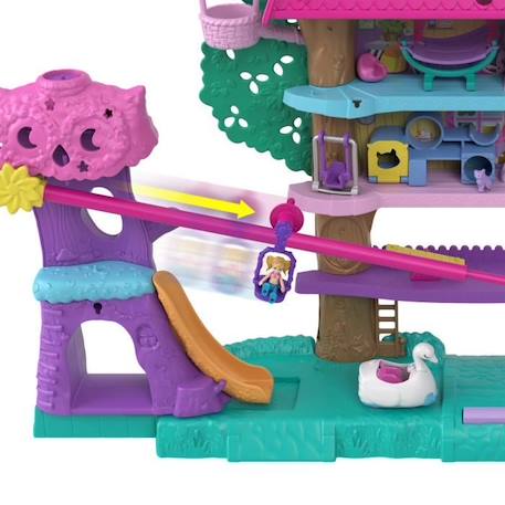 Polly Pocket - Maison Dans Les Arbres - poupée mini-univers - 4 ans et + VIOLET 3 - vertbaudet enfant 