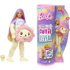 -Barbie® Poupée Barbie Cutie Reveal Lion T-Shirt Confort - Poupée mannequin - 3 ans et +