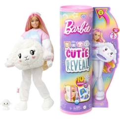 Jouet-Poupons et poupées-Poupées mannequins et accessoires-Barbie® Poupée Barbie Cutie Reveal Agneau, Poupée Mannequin, 3 ans et +