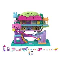 Jouet-Poupons et poupées-Poupées mannequins et accessoires-Polly Pocket - Maison Dans Les Arbres - poupée mini-univers - 4 ans et +