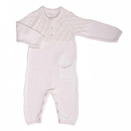 Combinaison bébé en tricot de coton bio, LOAN  - vertbaudet enfant