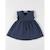 Robe portefeuille en mousseline de coton BLEU 1 - vertbaudet enfant 