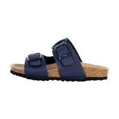 -Mules Cuir Geox Ghita - Navy