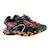 Sandales enfant Geox Juniors Borealis Noir/Rouge - Marque GEOX - Fermeture à scratch - Confort exceptionnel NOIR 3 - vertbaudet enfant 