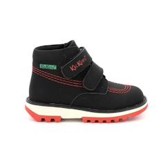 Chaussures-Chaussures garçon 23-38-KICKERS Bottillons Kickfun Rouge/noir