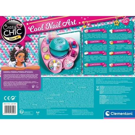 Clementoni - Crazy Chic - Cool nail art - Atelier des ongles BLANC 4 - vertbaudet enfant 