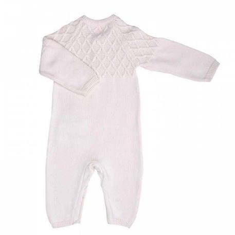 Combinaison bébé en tricot de coton bio, LOAN BEIGE 2 - vertbaudet enfant 