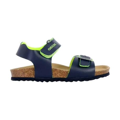 Sandale Enfant Geox Ghita - Navy-Fluo Jaune - Ouvert - Confort Exceptionnel JAUNE 2 - vertbaudet enfant 