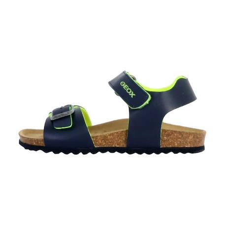 Sandale Enfant Geox Ghita - Navy-Fluo Jaune - Ouvert - Confort Exceptionnel JAUNE 1 - vertbaudet enfant 