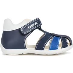 Sandales premiers pas Geox Elthan pour bébé garçon - Bleu marine et bleu roi  - vertbaudet enfant